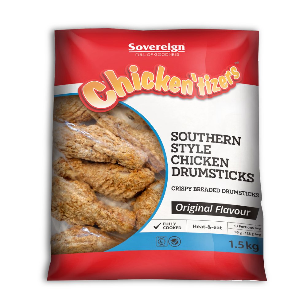 Chicken'tizer Crumbed Portions 1.5kg + Ready Chef Fries 1kg