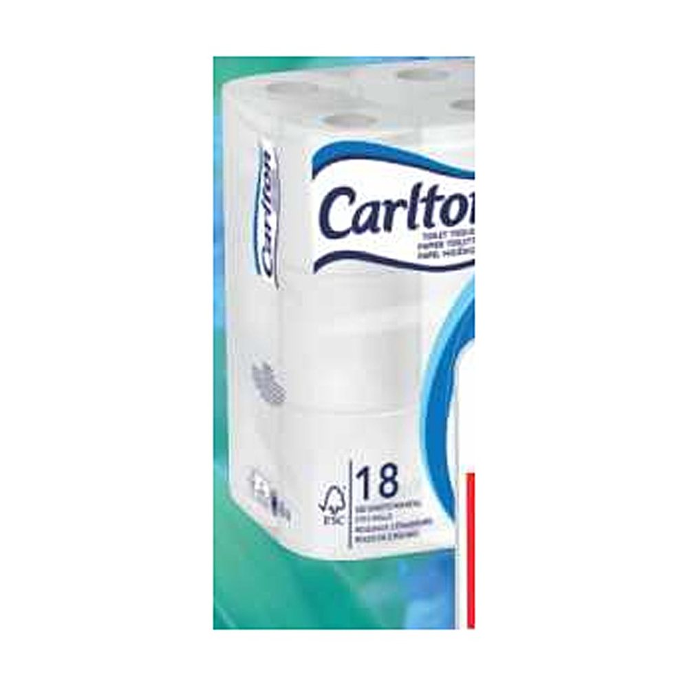 Carlton Toilet Rolls 2-ply