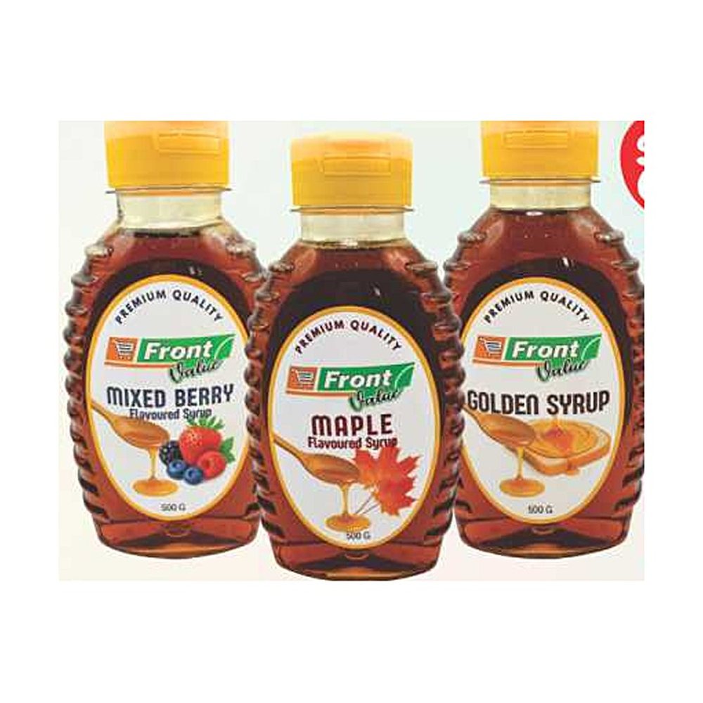 Front Value Ginger/Maple/Golden Syrup/Mixed Berry