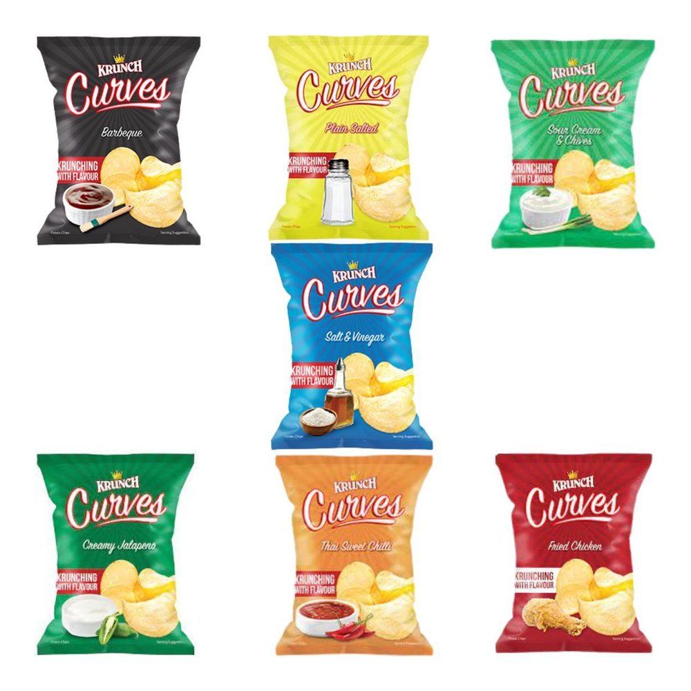 Krunch Curves Chips Assorted