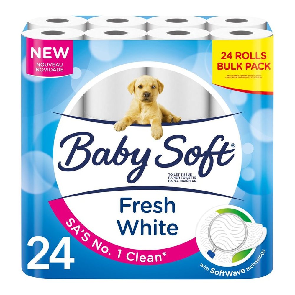 Baby Soft Toilet Rolls 2-ply